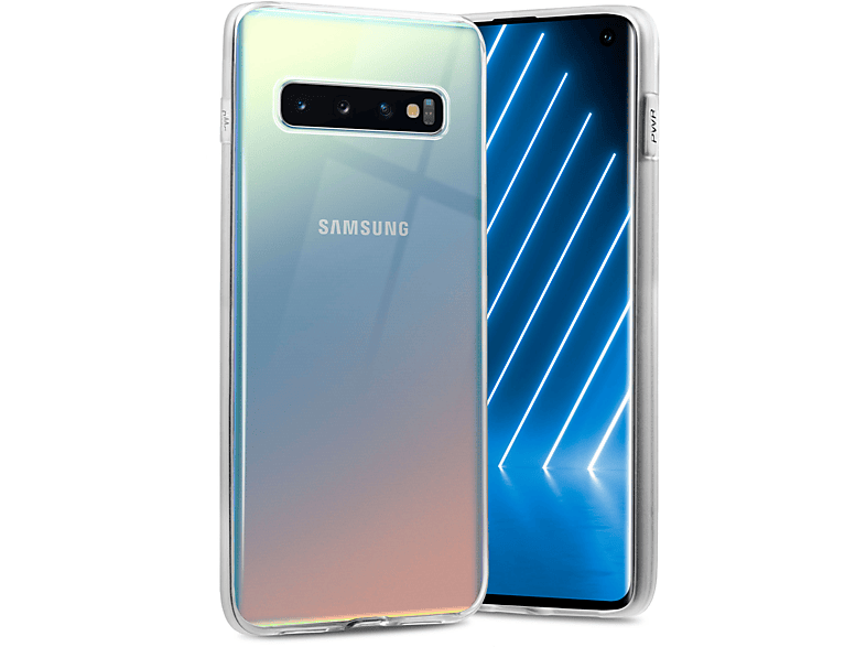 ONEFLOW Clear Galaxy Crystal-Clear Samsung, S10, Case, Backcover