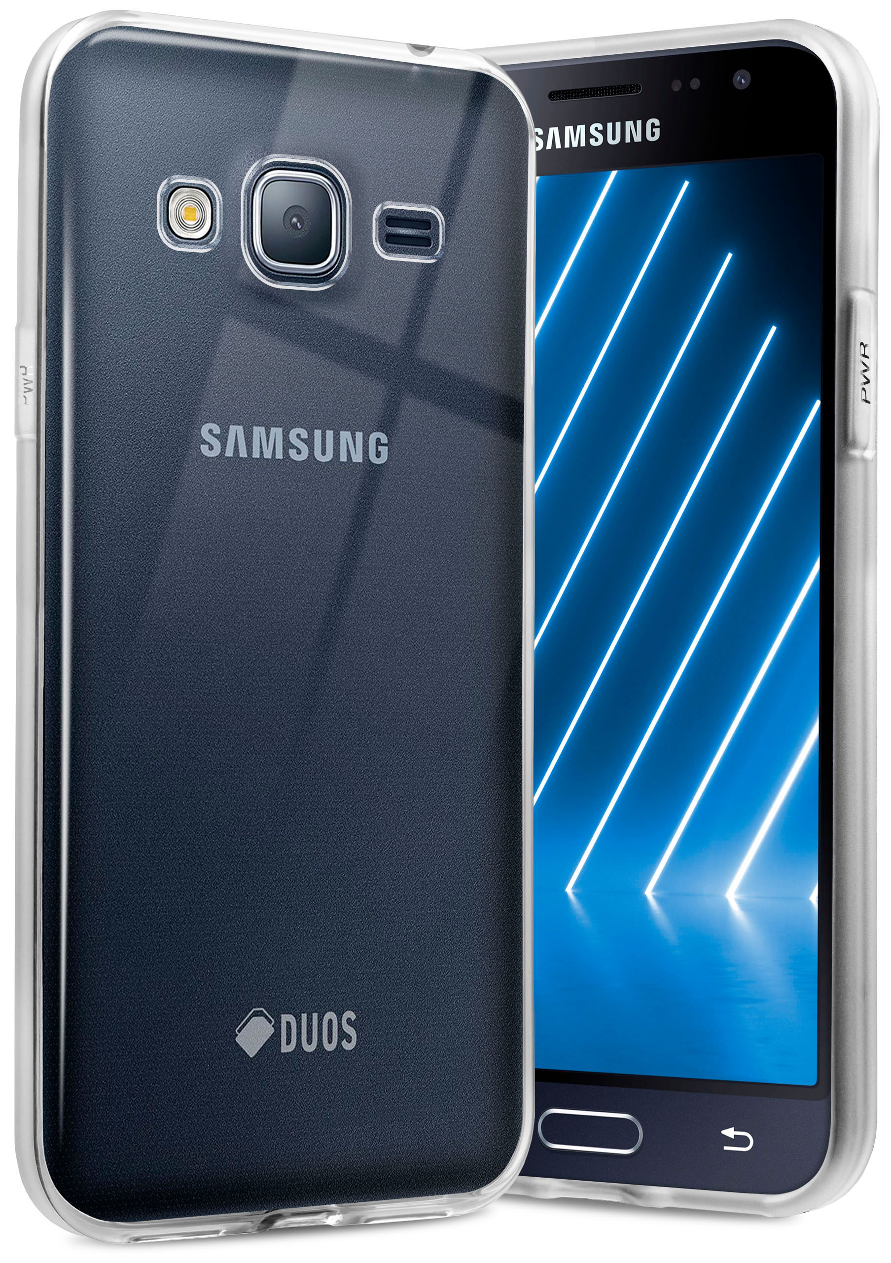 J3 (2016), Case, Galaxy Clear ONEFLOW Samsung, Crystal-Clear Backcover,