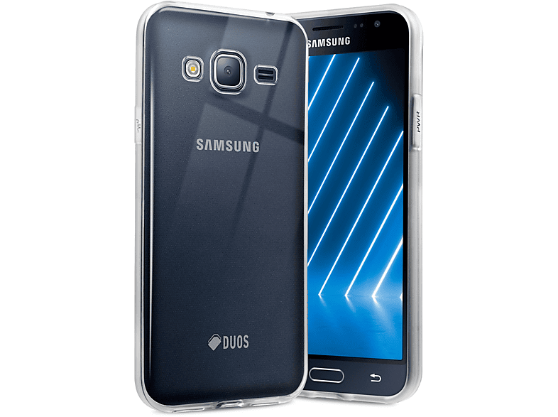 ONEFLOW Crystal-Clear Case, Galaxy Clear Samsung, Backcover, J3 (2016),