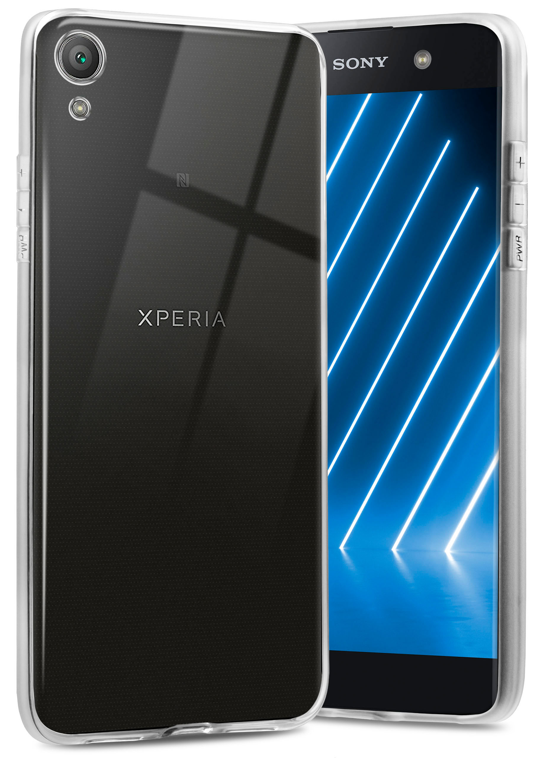 Xperia Sony, XA1, ONEFLOW Clear Crystal-Clear Backcover, Case,