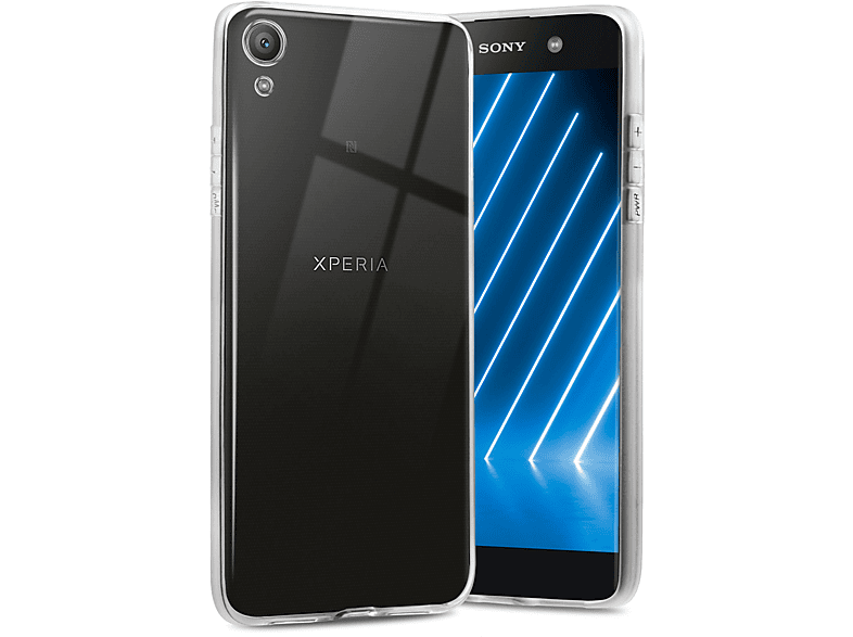 Xperia Sony, XA1, ONEFLOW Clear Crystal-Clear Backcover, Case,