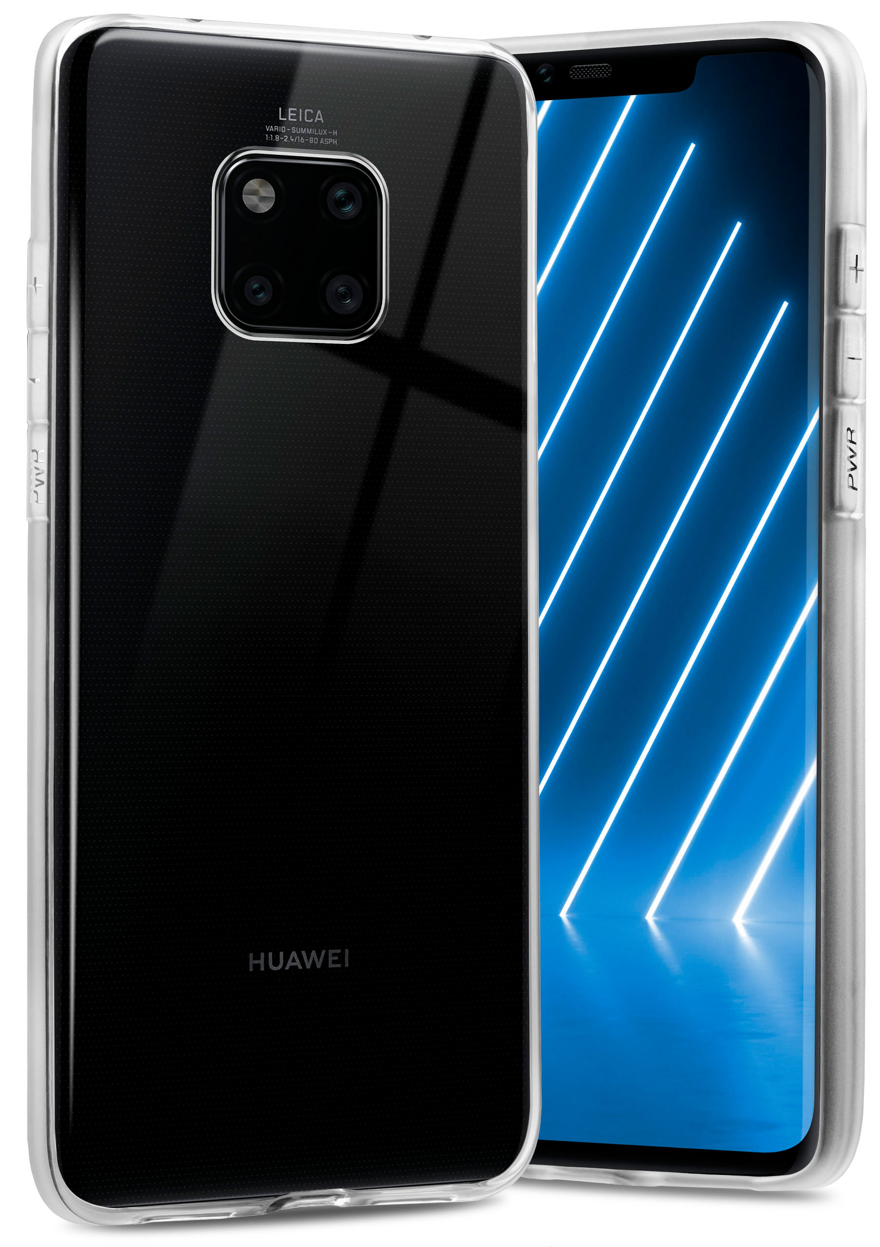 Clear ONEFLOW Backcover, Crystal-Clear Mate Huawei, Case, 20 Pro,