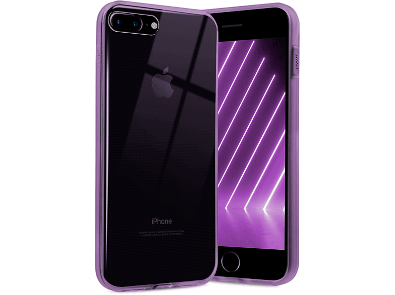 Backcover, Plus ONEFLOW Plus, Violescent iPhone / iPhone Case, Clear 7 8 Apple,