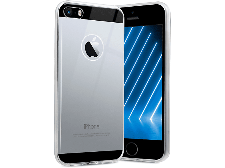 Apple, (2016), 5 ONEFLOW Case, Crystal-Clear Backcover, / Clear iPhone / 5s SE