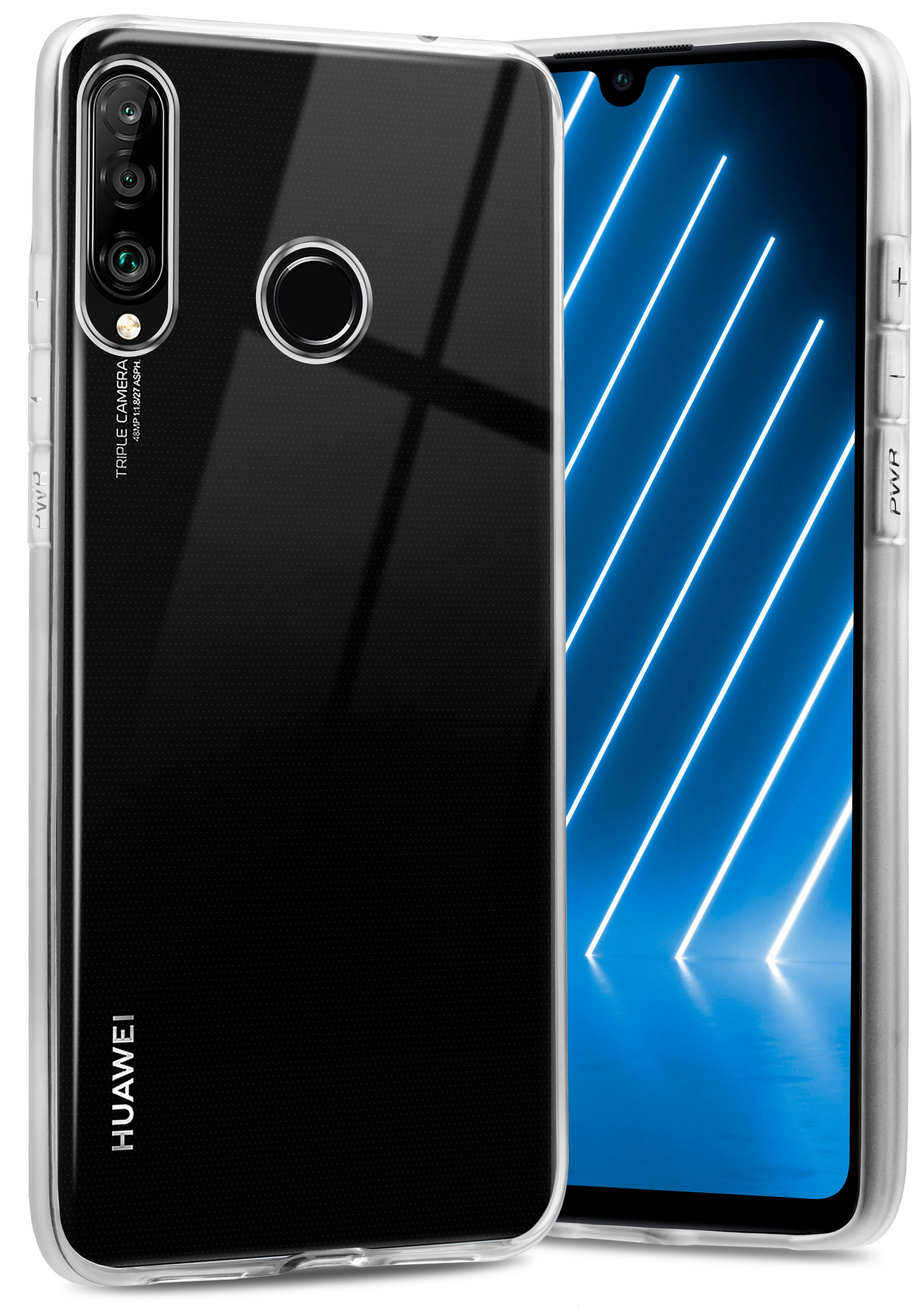 P30 Crystal-Clear Lite/P30 Lite Backcover, Huawei, New, Clear ONEFLOW Case,