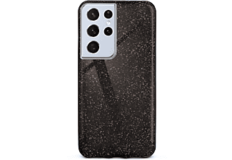 ONEFLOW Glitter Case, Backcover, Samsung, Galaxy S21 Ultra, Glamour - Black