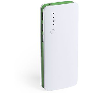 Power Bank Universal 3 USB Linterna 10.000 mAh Verde - SMARTEK SMTK-5779GR, 10000 mAh, USB, Verde