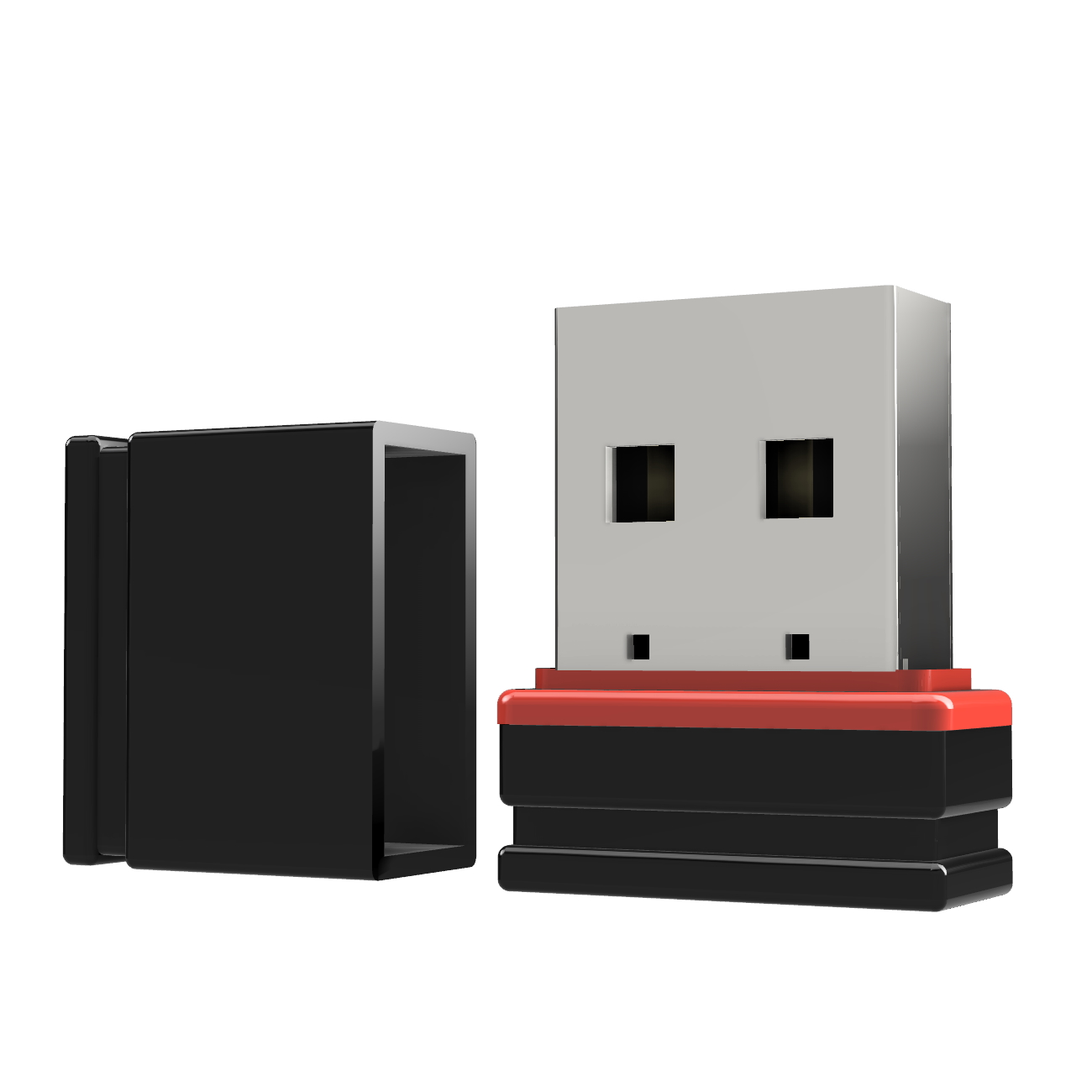 USB GERMANY ®ULTRA Mini GB) (Schwarz/Rot, P1 16 USB-Stick