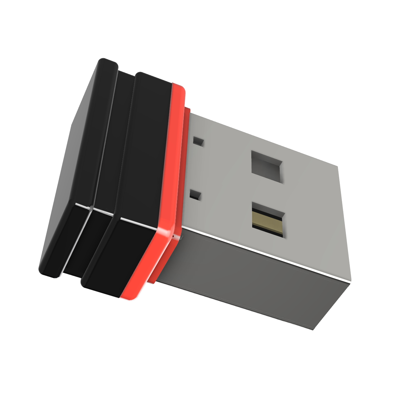 USB GERMANY ®ULTRA Mini (Schwarz/Rot, GB) P1 USB-Stick 32