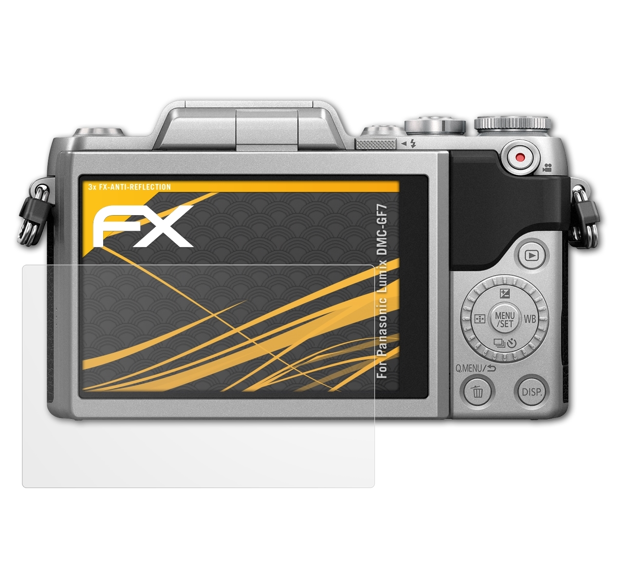 ATFOLIX 3x FX-Antireflex Displayschutz(für Panasonic Lumix DMC-GF7)