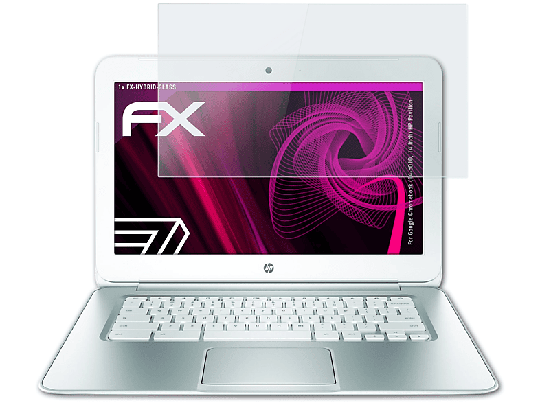 FX-Hybrid-Glass Google (HP (14-c010, Chromebook ATFOLIX Schutzglas(für Pavilion)) Inch) 14