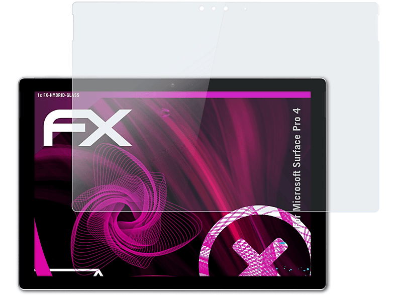 ATFOLIX FX-Hybrid-Glass Schutzglas(für Microsoft Surface Pro 4)