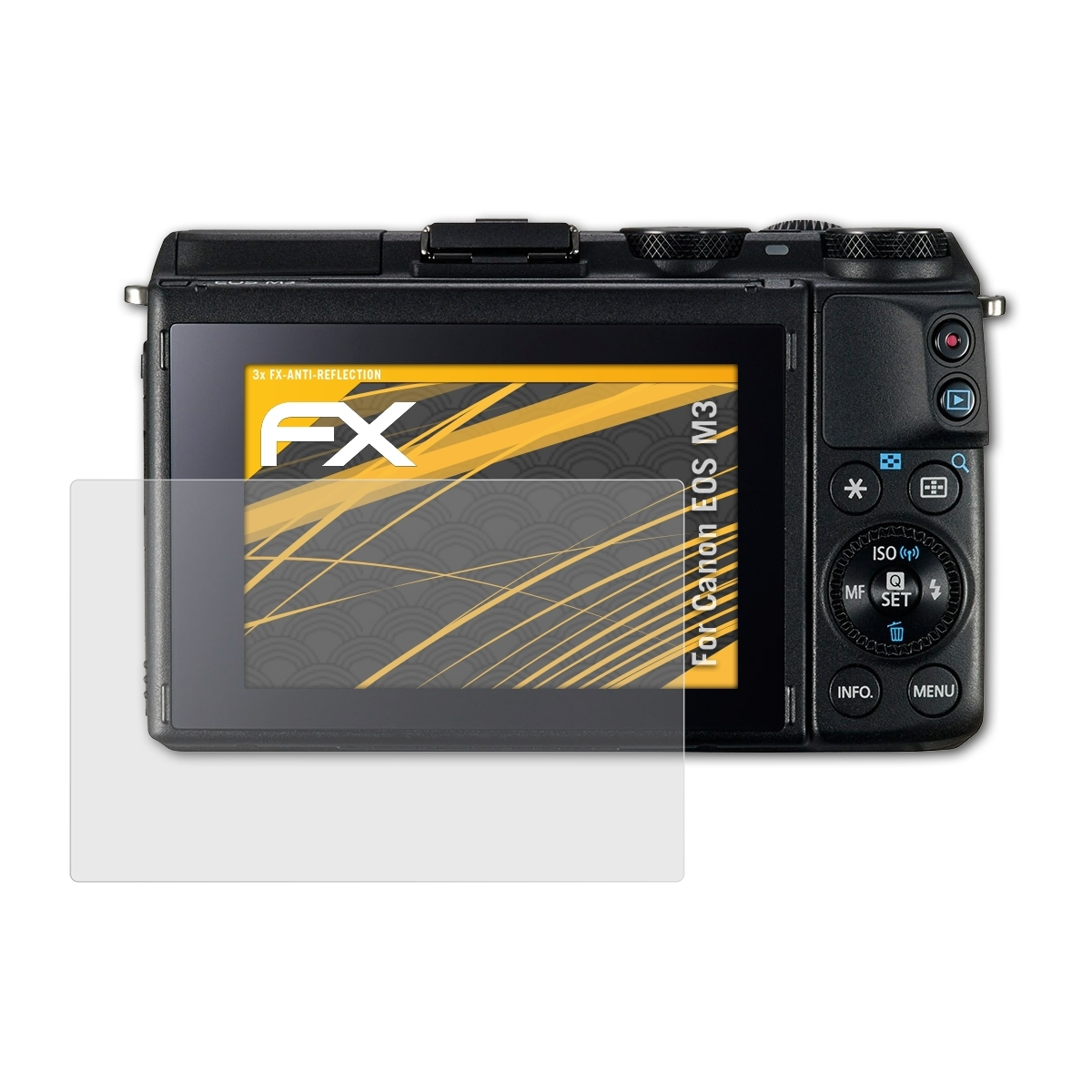 ATFOLIX 3x FX-Antireflex Displayschutz(für Canon EOS M3)