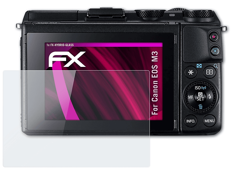 FX-Hybrid-Glass Canon M3) EOS ATFOLIX Schutzglas(für