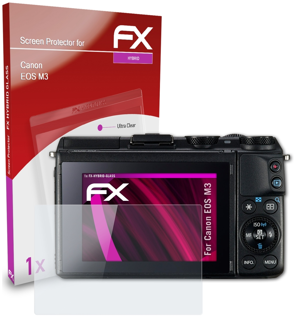 FX-Hybrid-Glass Canon M3) EOS ATFOLIX Schutzglas(für