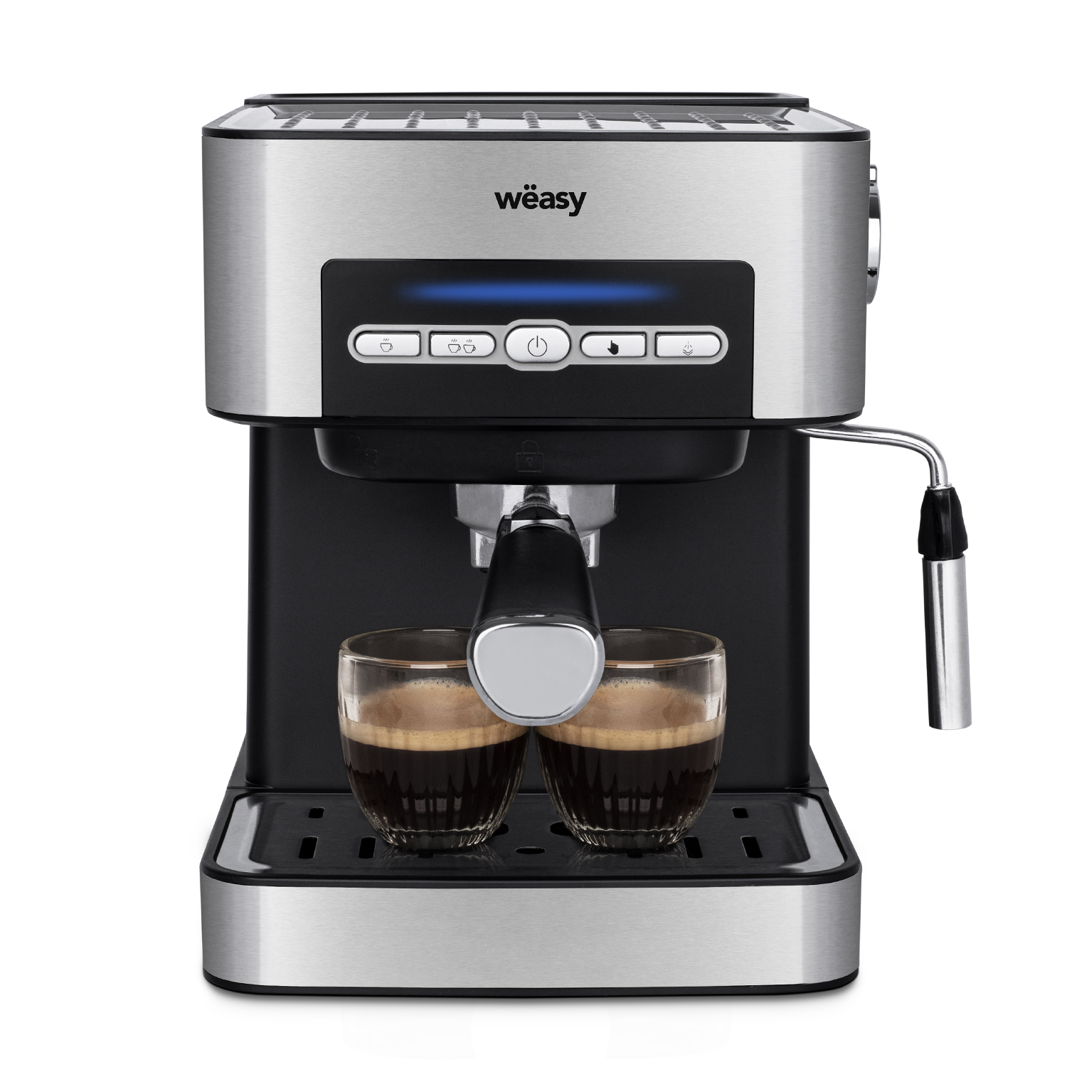 Máquina Espresso - KFX32 WEASY, 850 W, 15 tazas, Plata