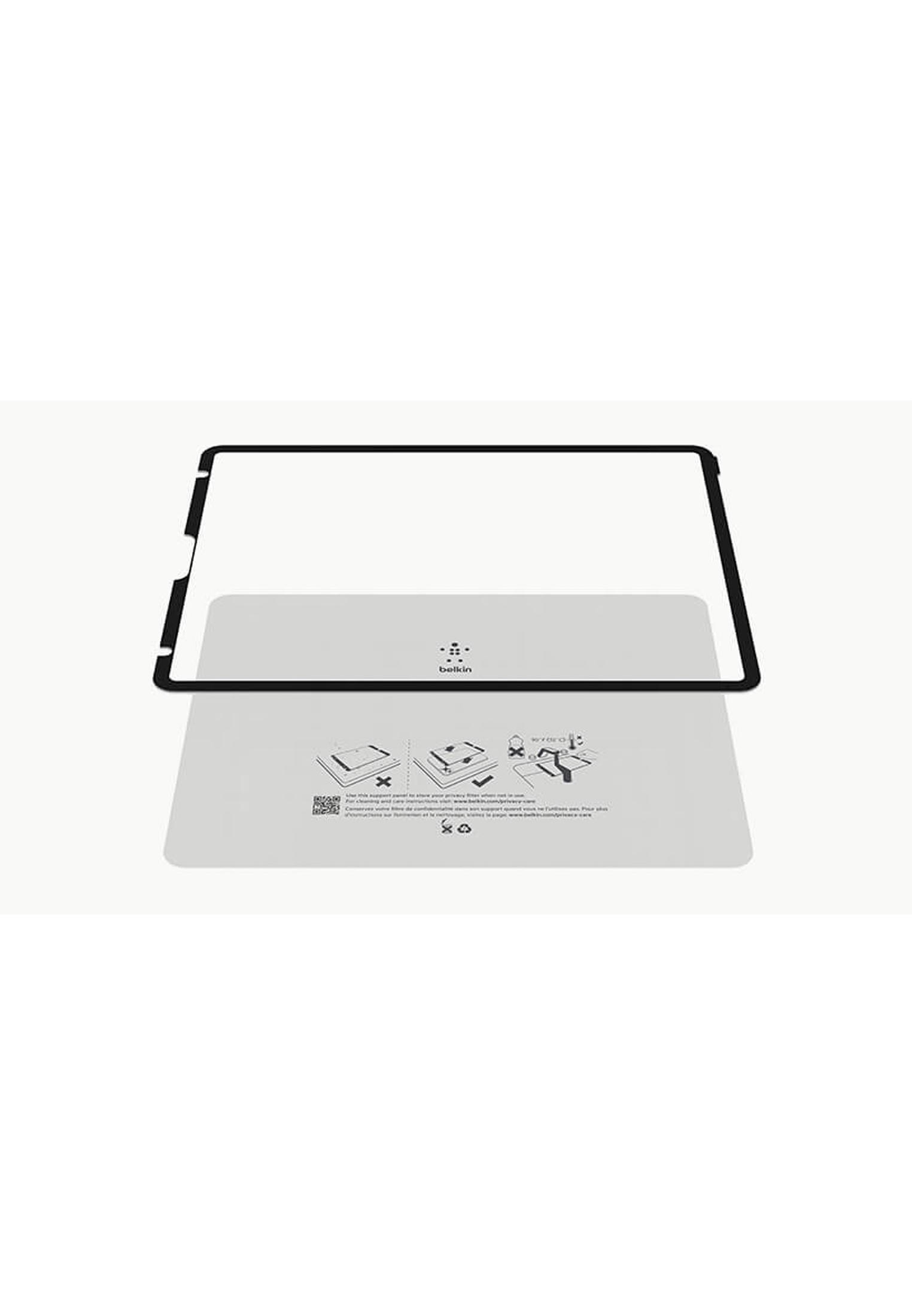 Pro Sicht- Apple 12.9) Displayschutz(für BELKIN SCREENFORCE™ iPad und TruePrivacy
