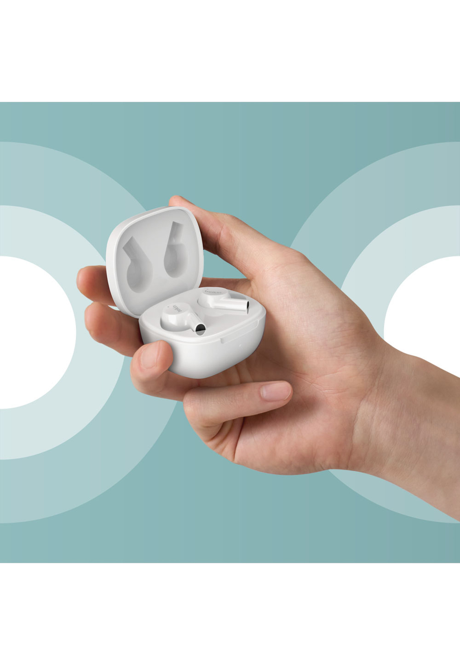 BELKIN SOUNDFORM™ Rise, In-ear Kopfhörer weiß Bluetooth