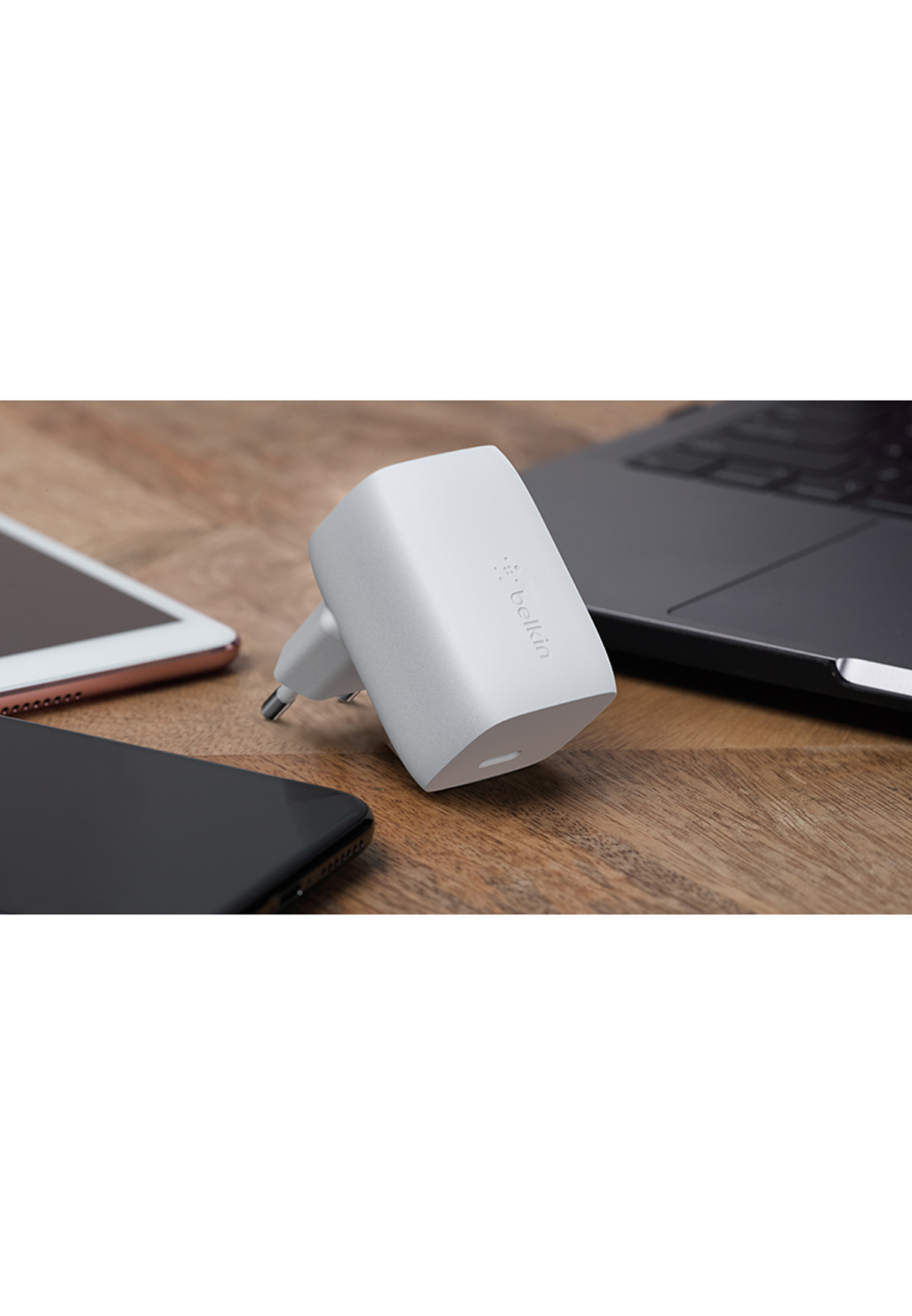 BELKIN weiß BOOST 230 USB-C Apple, Volt, Charger CHARGE™ Samsung,