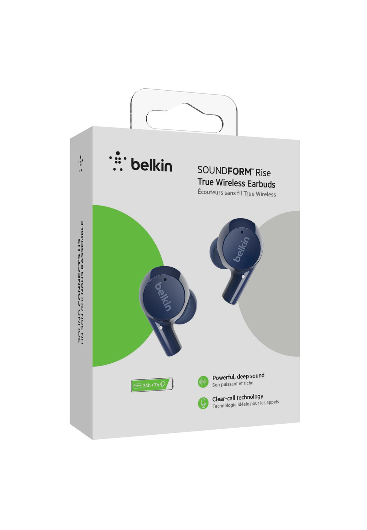 BELKIN SOUNDFORM™ Rise, In-ear Bluetooth Kopfhörer blau