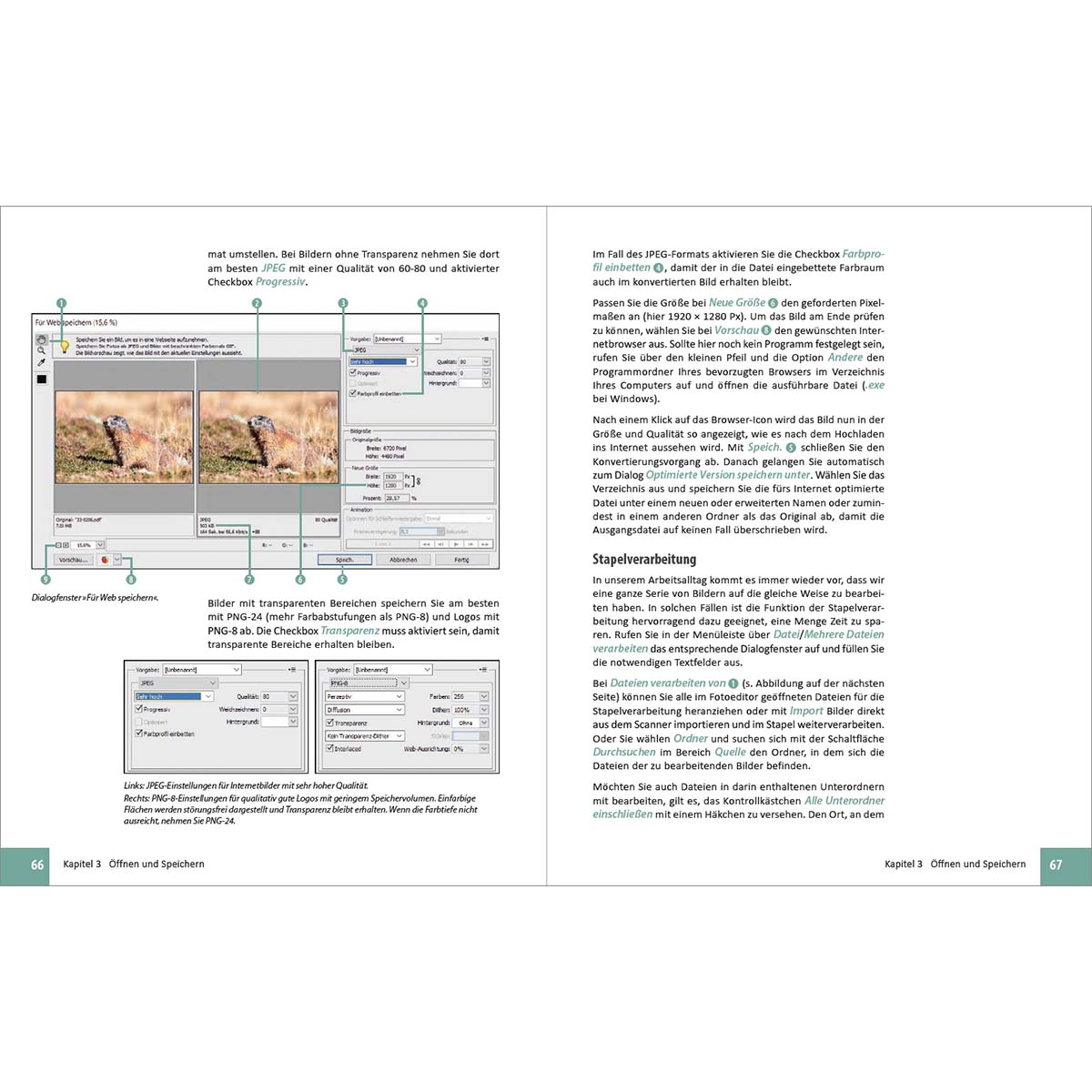 Eine Seite aus einer deutschen Zeitschrift. Text und Bilder beziehen sich auf digitale Bildverarbeitung.