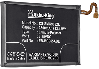 AKKU-KING Akku kompatibel mit Samsung EB-BG965ABA Li-Polymer Handy-Akku, 3.85 Volt, 3500mAh