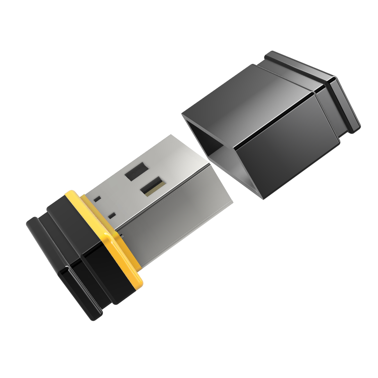 GB) (Schwarz/Gelb, ®ULTRA USB 64 GERMANY Mini USB-Stick P1