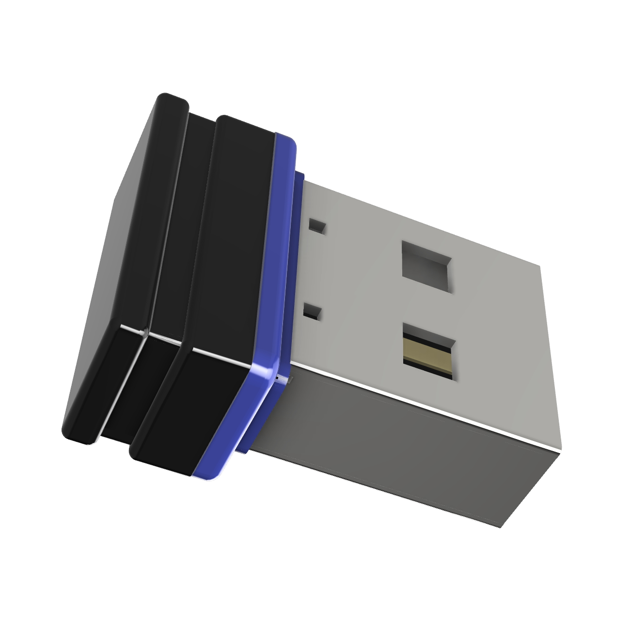 4 GB) Mini USB (Schwarz/Blau, USB-Stick ®ULTRA P1 GERMANY