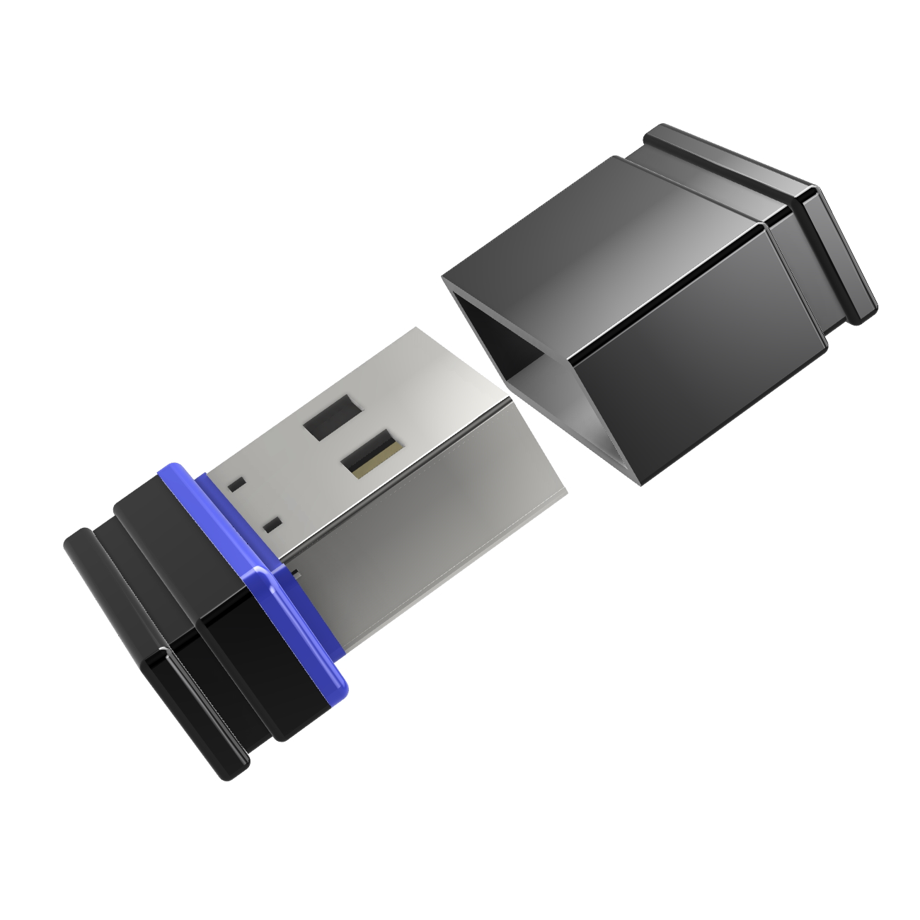 USB GERMANY USB-Stick P1 Mini (Schwarz/Blau, GB) ®ULTRA 1