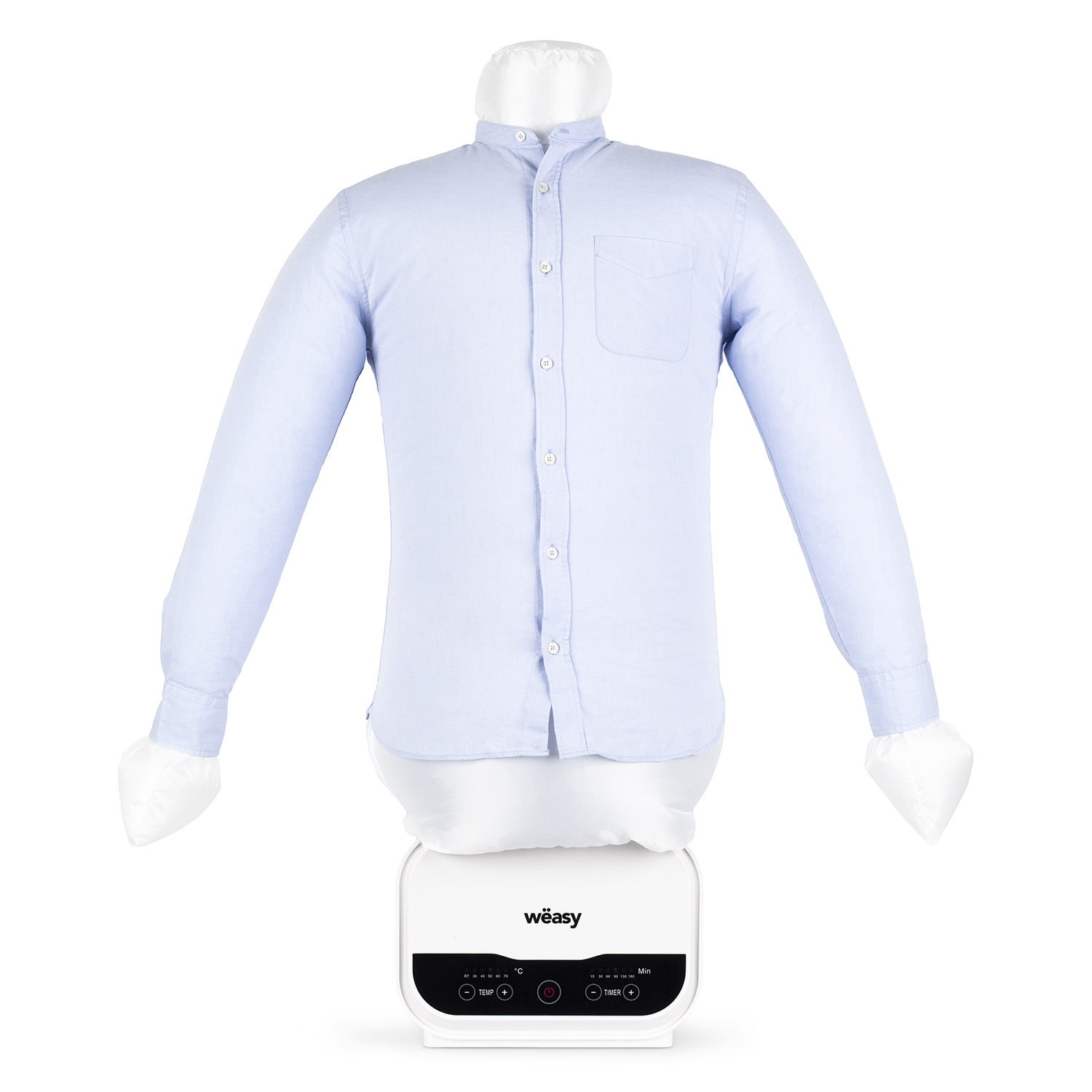 Wëasy Iro320 Maniquí secado magic pressing para camisas plancha vapor 1200w hasta 130ºc perfecto blanco weasy h.koenig mannequin de repassage ref.