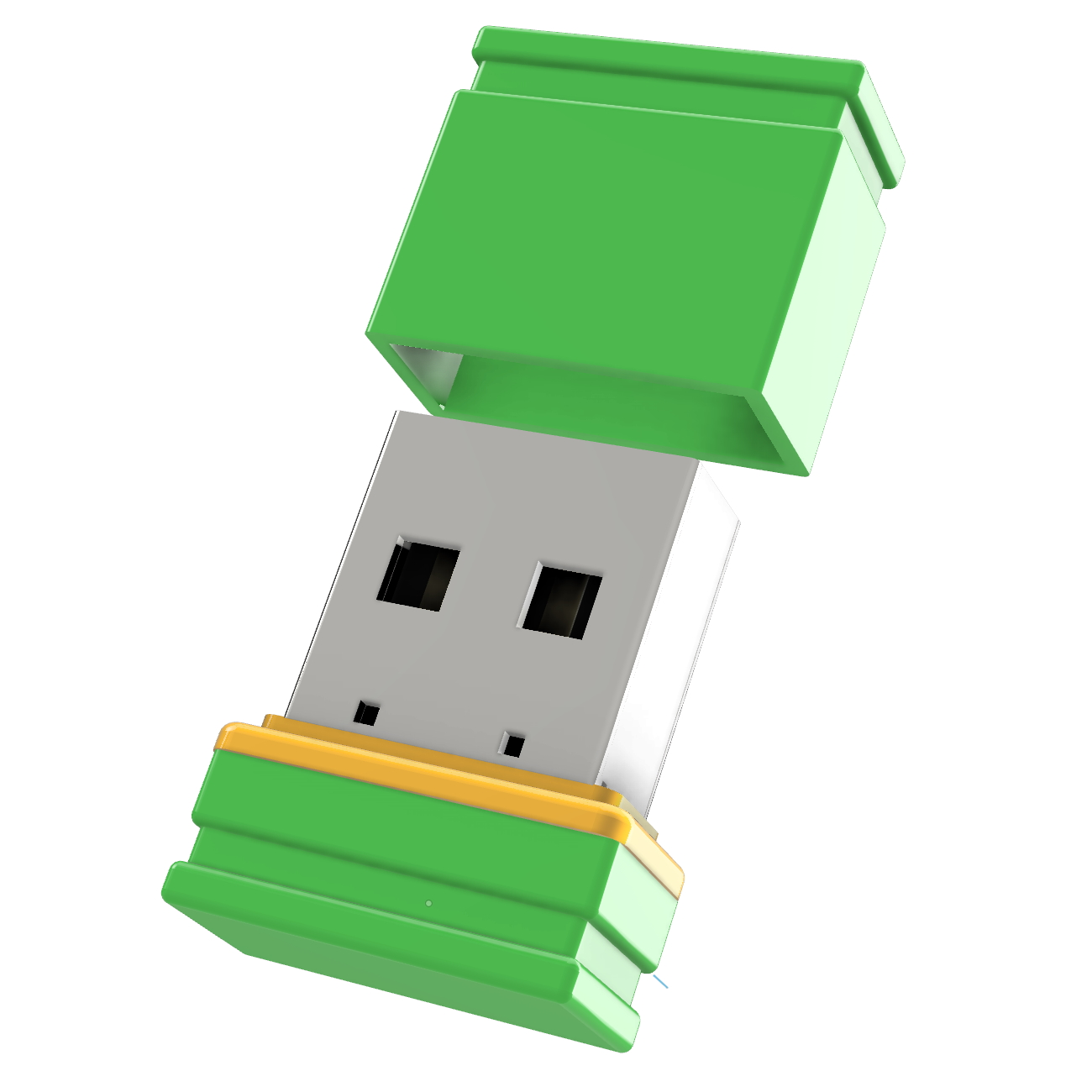 ®ULTRA (Grün/Gelb, P1 USB-Stick 64 GERMANY GB) Mini USB