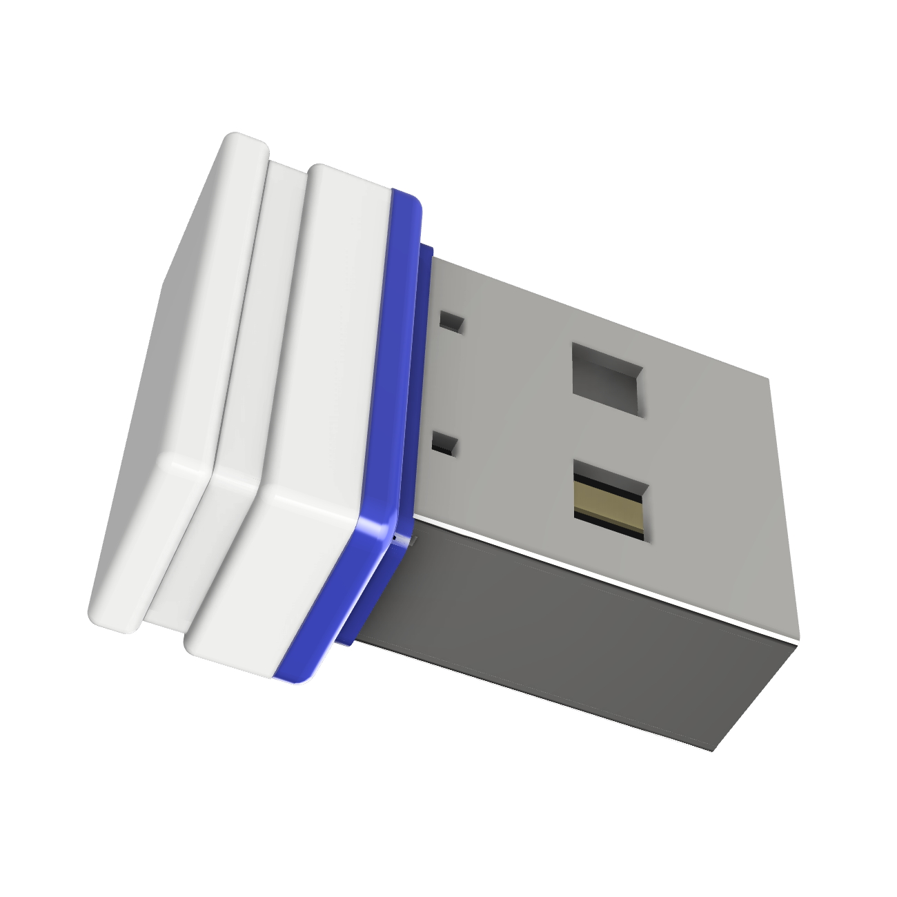 USB-Stick (Weiss/Blau, ®ULTRA P1 GERMANY GB) Mini 64 USB