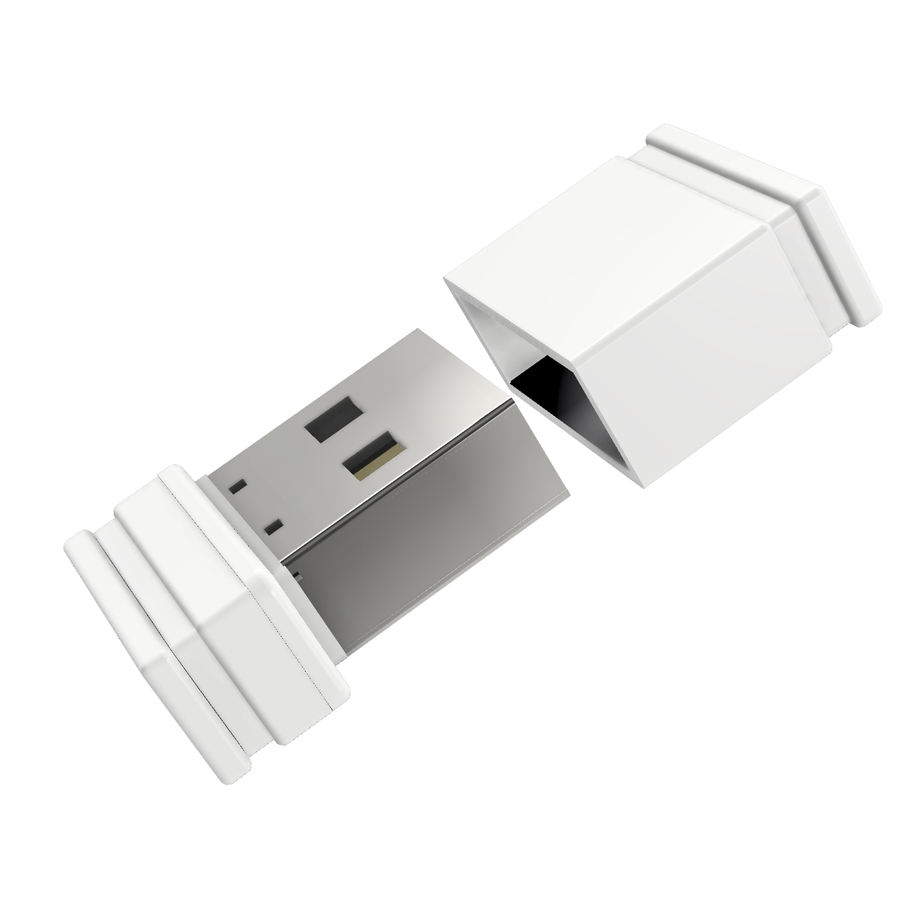 Mini ®ULTRA GERMANY P1 (Weiß, 4 USB USB-Stick GB)