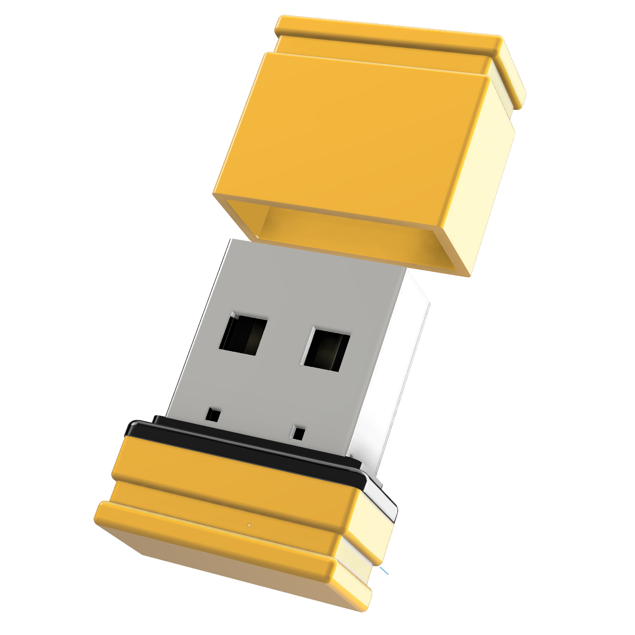 USB GERMANY ®ULTRA Mini P1 USB-Stick GB) (Gelb/Schwarz, 2