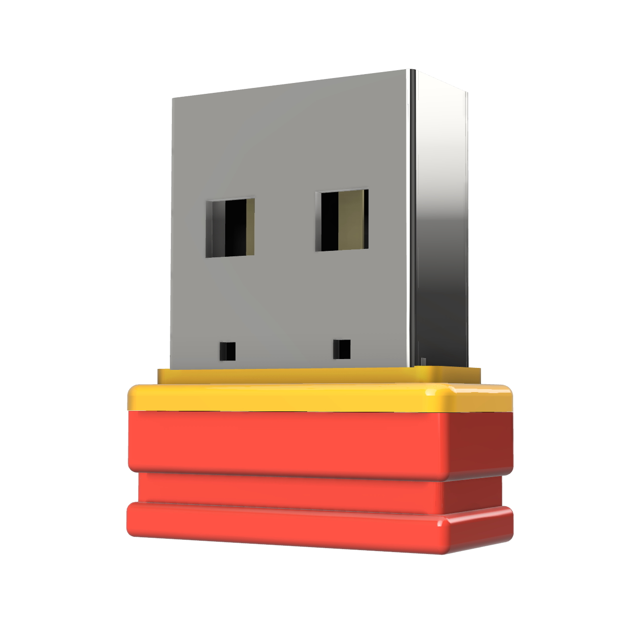 32 USB-Stick (Rot/Gelb, USB Mini GERMANY ®ULTRA P1 GB)