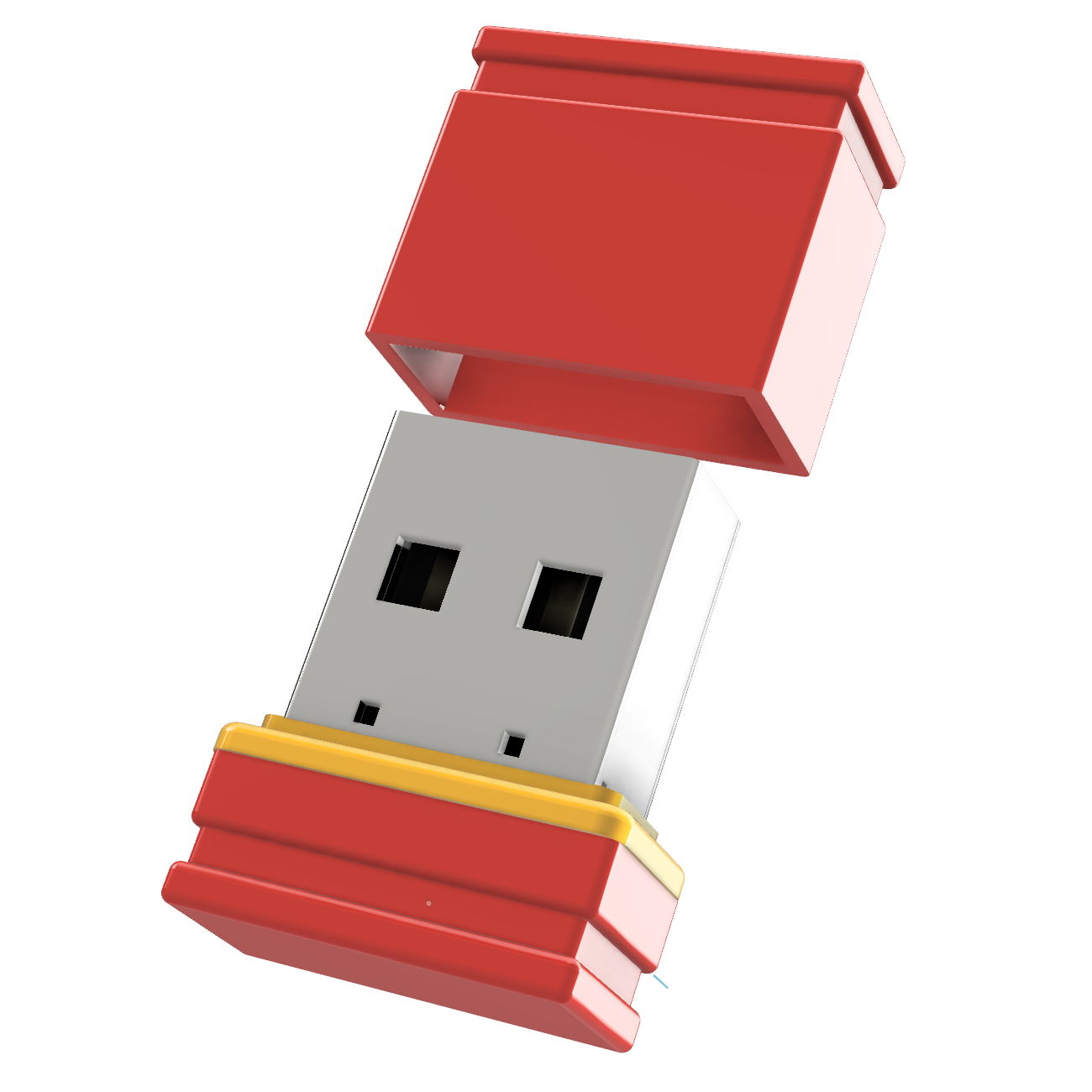 USB-Stick ®ULTRA GERMANY (Rot/Gelb, USB GB) P1 Mini 1