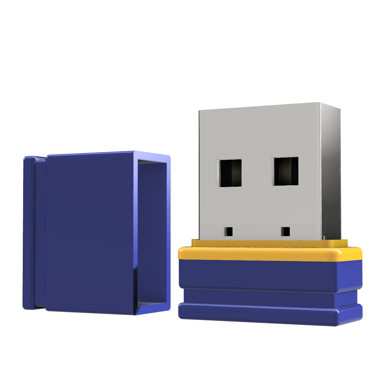 P1 USB GERMANY (Blau/Gelb, 2 Mini GB) ®ULTRA USB-Stick
