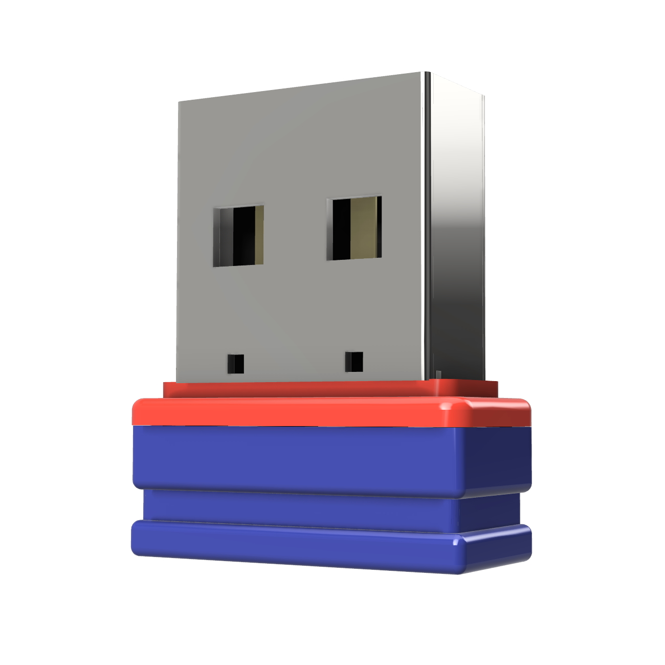USB GERMANY ®ULTRA GB) USB-Stick Mini 64 P1 (Blau/Rot