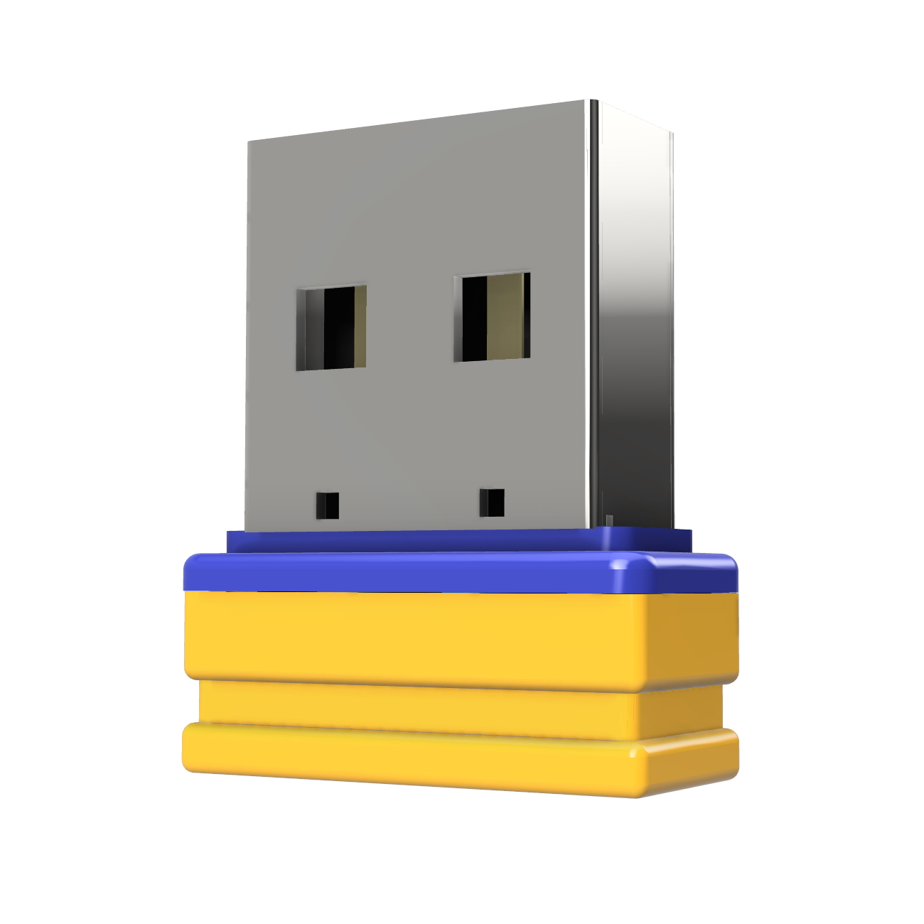 USB GERMANY ®ULTRA Mini (Gelb/Blau, 4 P1 USB-Stick GB)