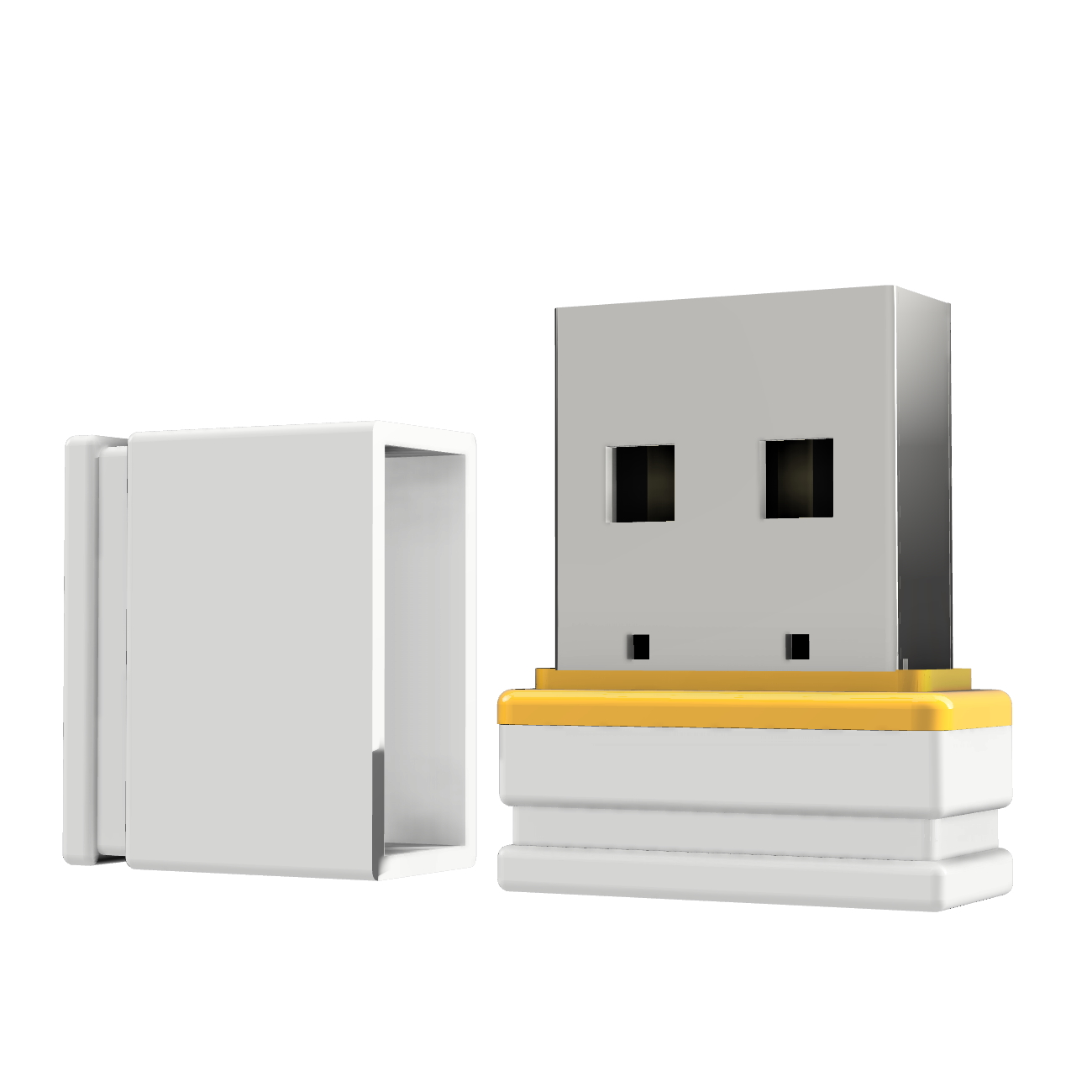 USB GB) Mini (Weiss/Gelb, USB-Stick 64 P1 GERMANY ®ULTRA