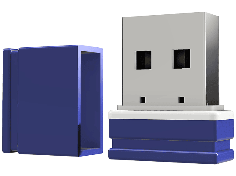 USB GERMANY ®ULTRA Mini P1 USB-Stick (Blau/Weiss, 32 GB)