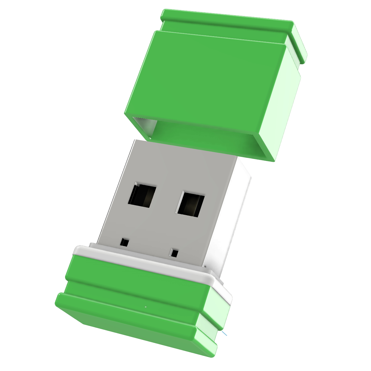 USB GERMANY ®ULTRA Mini USB-Stick GB) (Grün/Weiss, 4 P1