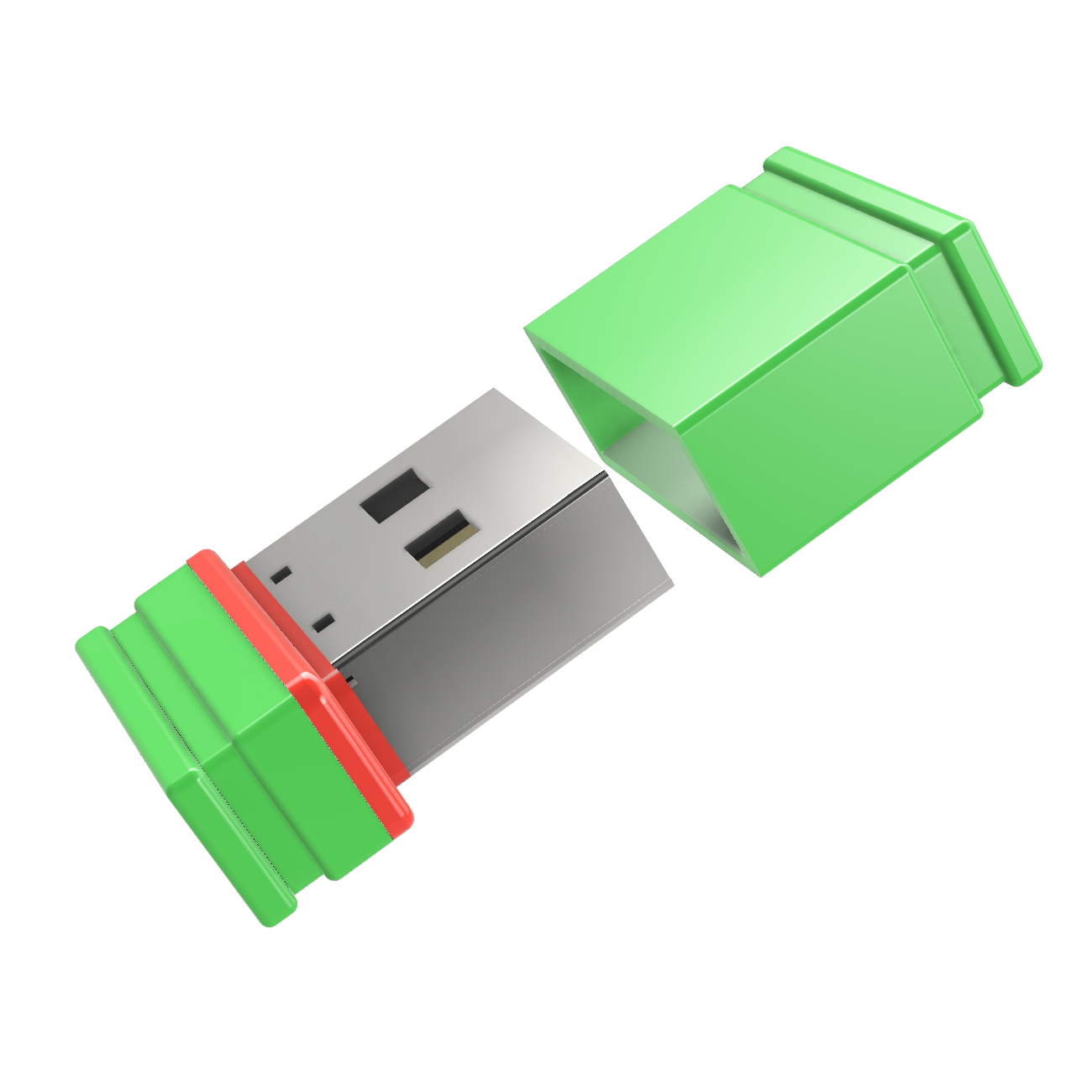 USB GERMANY ®ULTRA USB-Stick (Grün/Rot, Mini 16 P1 GB)