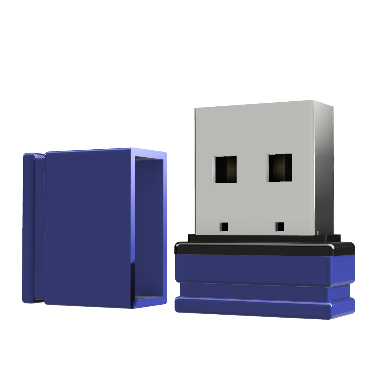 USB GERMANY ®ULTRA Mini P1 (Blau/Schwarz, 16 GB) USB-Stick