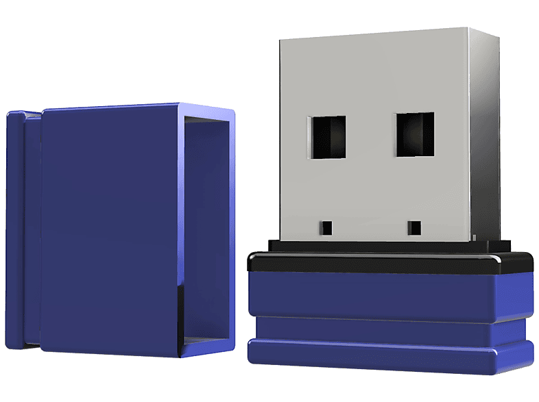 USB GERMANY ®ULTRA Mini P1 USB-Stick (Blau/Schwarz, 16 GB)