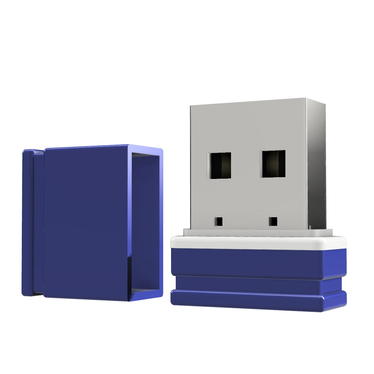 USB GERMANY USB-Stick 8 ®ULTRA (Blau/Weiss, Mini P1 GB)