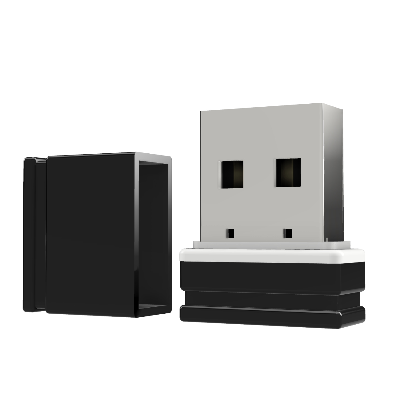 USB ®ULTRA USB-Stick P1 2 GB) Mini GERMANY (Schwarz/Weiss,