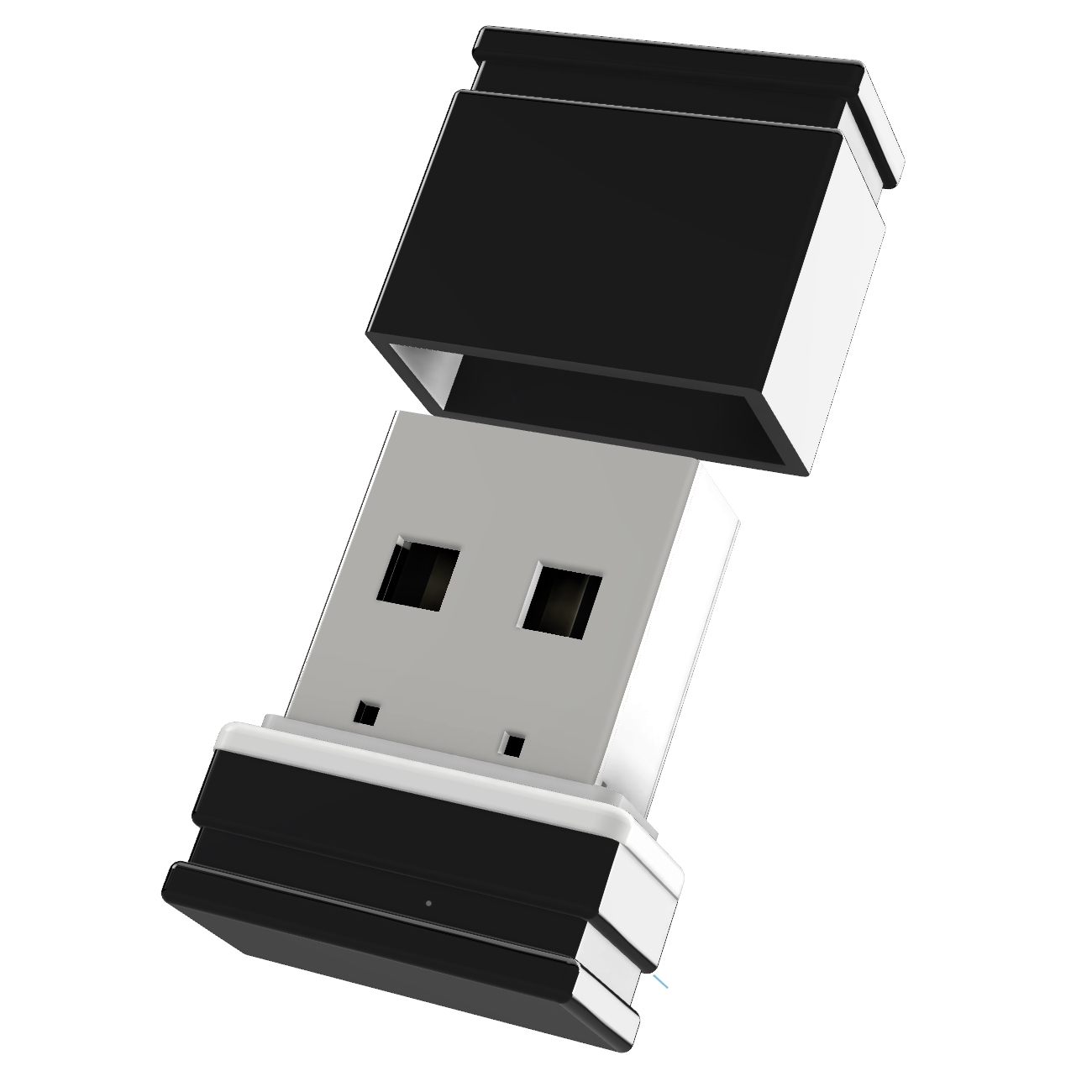 GERMANY P1 USB Mini ®ULTRA USB-Stick (Schwarz/Weiss, GB) 16