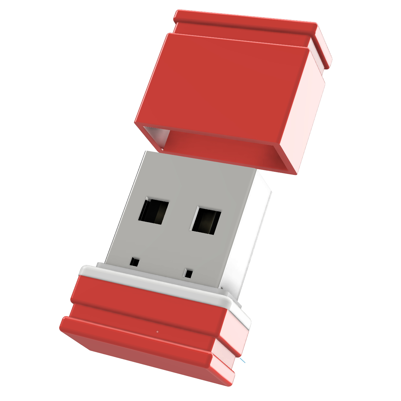 32 GB) GERMANY P1 ®ULTRA USB USB-Stick Mini (Rot/Weiss,
