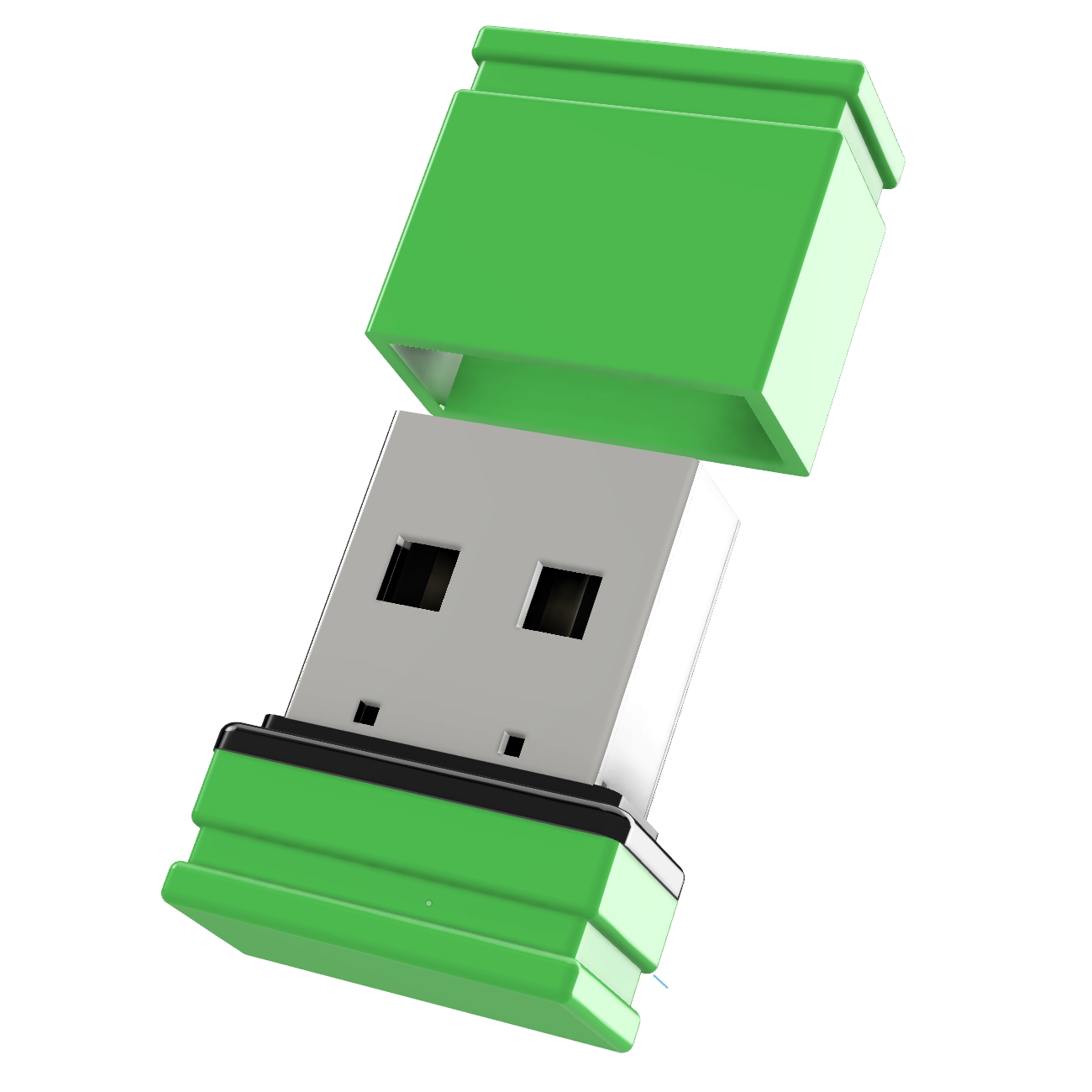 USB-Stick Mini ®ULTRA USB GERMANY GB) P1 2 (Grün/Schwarz,